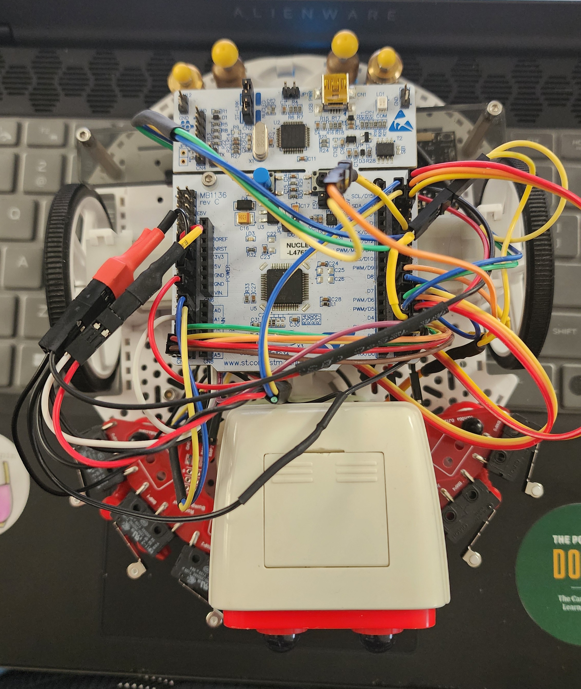 Fully assembled Romi robot